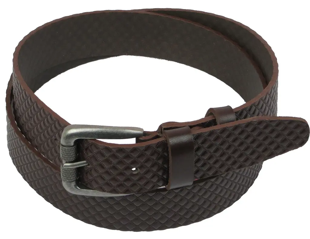 Кожаный ремень Skipper мужской 121-141х3,8 см acs0017471 - фото 2
