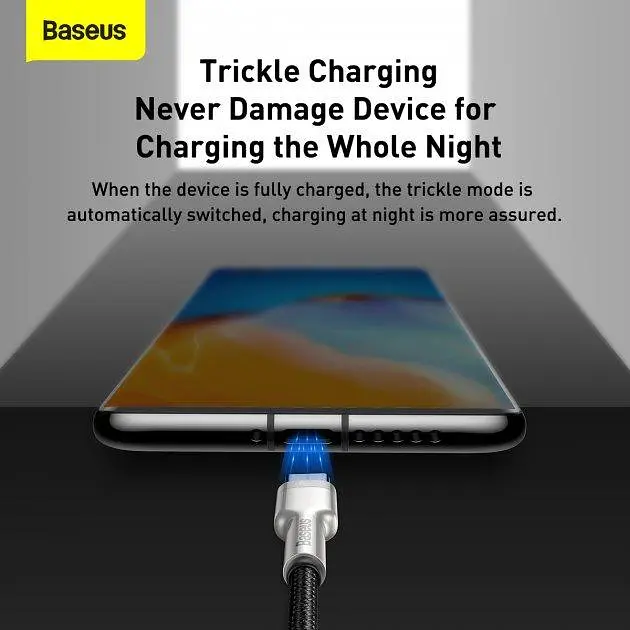Кабель Baseus Cafule Cable USB to Type-C 66W 2m CAKF000201 Black - фото 5
