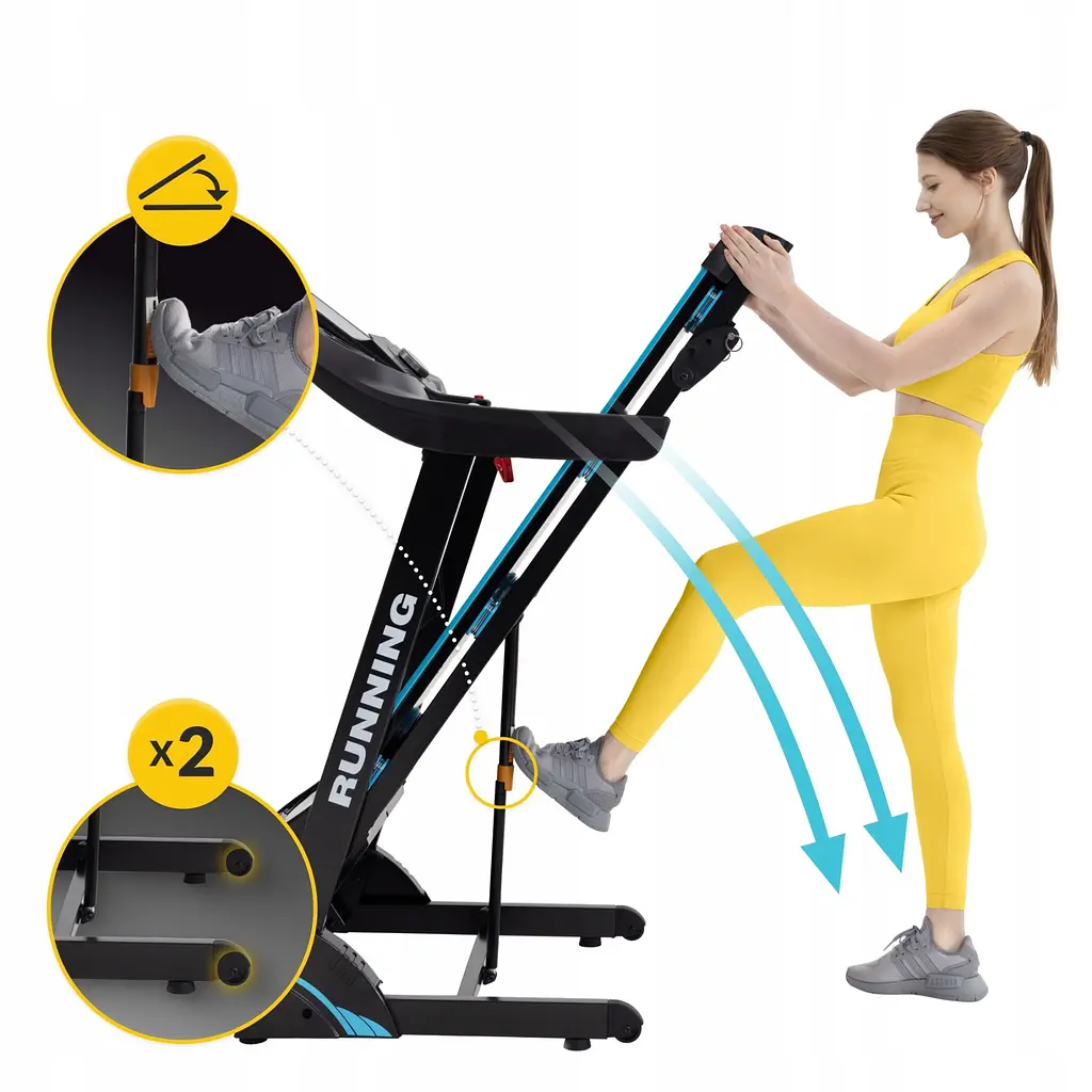 Беговая дорожка 4FIZJO TM Nero (P-5907739319302) - фото 15