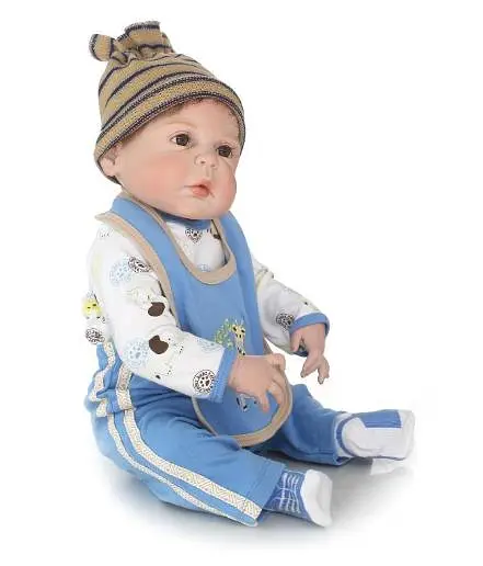 Силіконова колекційна лялька реборн reborn хлопчик лева Reborn Dolls det0018819 - фото 5