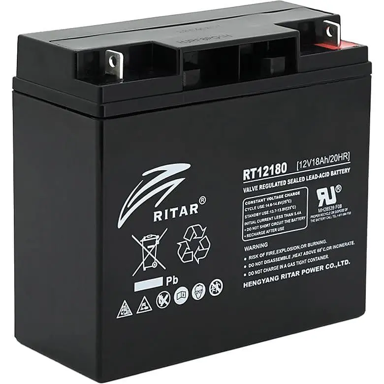 Акумуляторна батарея для ДБЖ Ritar AGM VRLA 12 V / 18 А*ч (RT12180BL5) - фото 1