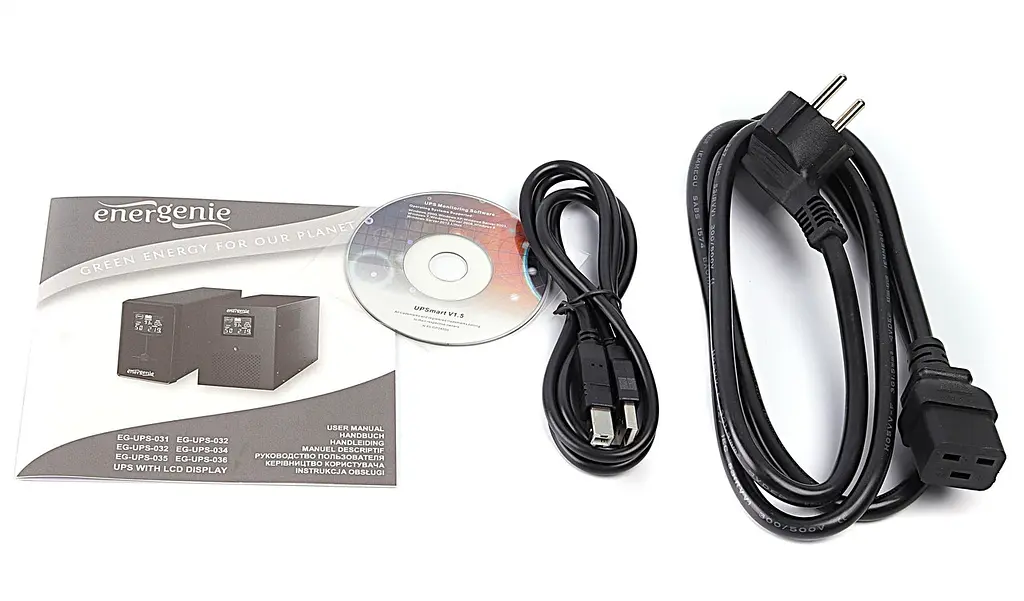 Джерело безперебійного живлення EnerGenie EG-UPS-036 3000VA 1800W лінійно-інтерактивний AVR, 3 євророзетки, USB, RJ-45 - фото 3