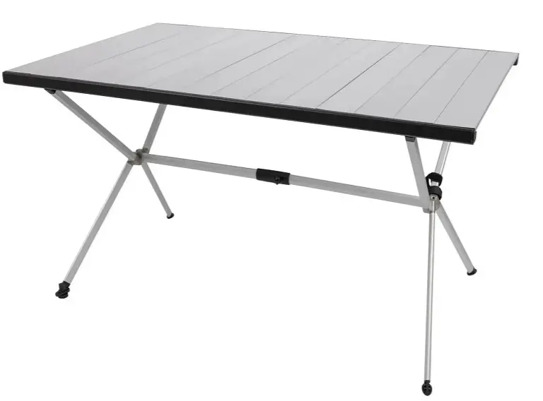 Стол Bo-Camp Lamel 121x80 см Aluminium (1404438) (DAS303287) - фото 3