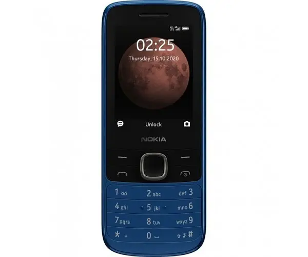Телефон кнопковий Nokia 225 4G DS 2024 темно-синій (6438409095527) - фото 3
