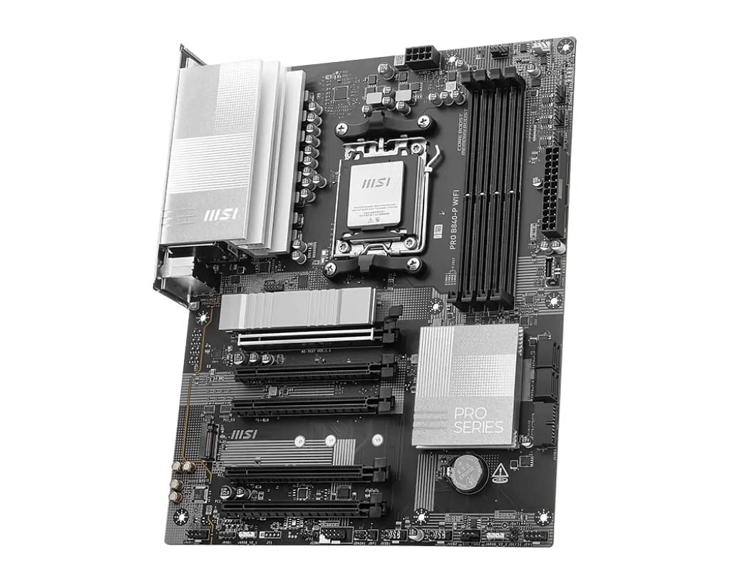 Материнская плата PRO B840-P WIFI sAM5 B840 4xDDR5 M.2 HDMI WiFi BT ATX MSI teh0019056 - фото 4