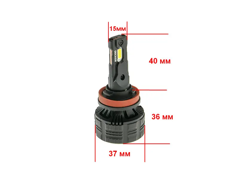 Автолампа Decker LED PL-03 5K H11 - фото 4