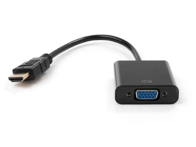 Адаптер Vinga HDMI to VGA (VCPAHDMIM2VGAFBK) - фото 2
