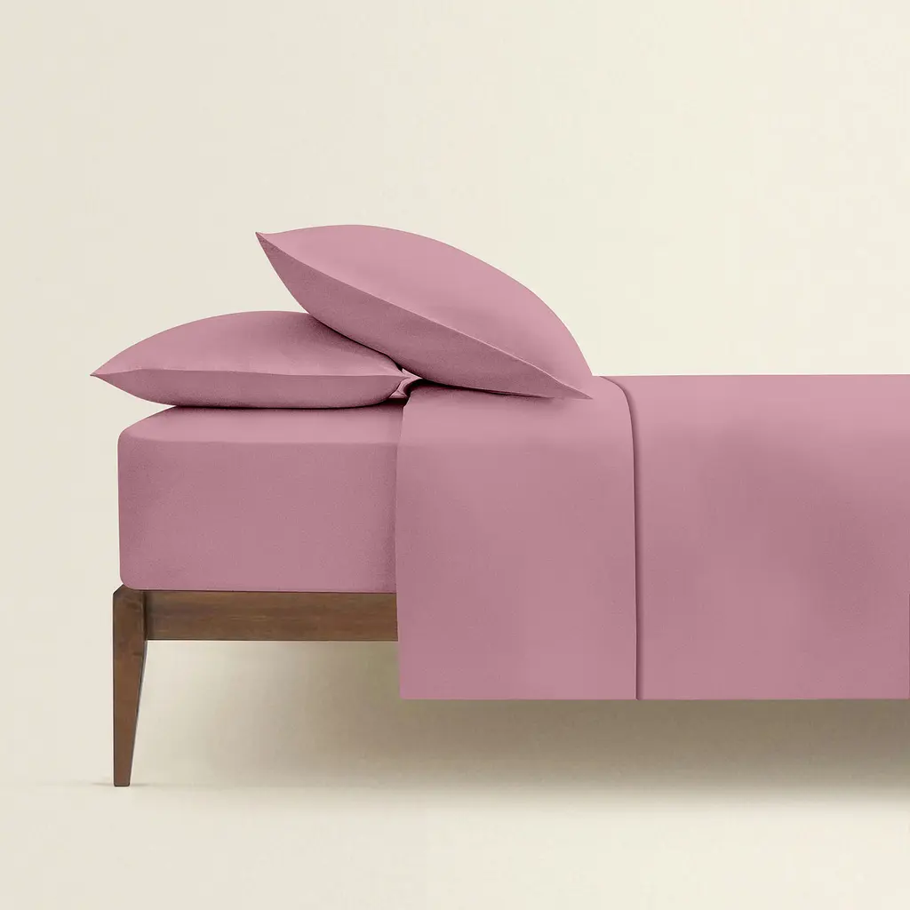 Комплект постільної білизни Cosas полуторний без простирадла LILAC 160 x 220 см (Ranfors41_Lilac_160_2) - фото 2
