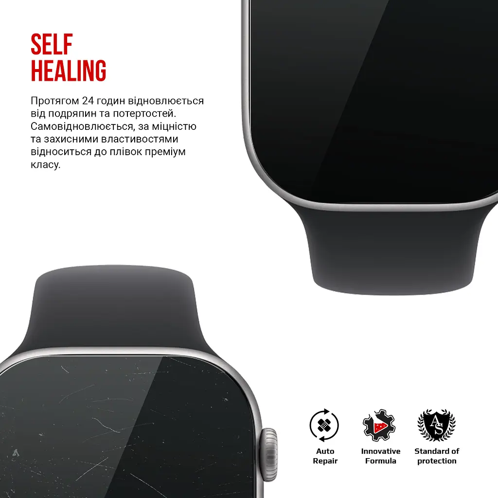 Гідрогелева плівка на годинники Apple Watch 11 46mm ArmorStandart захисна плівка для смарт годинників прозора (ARM88734) - фото 3