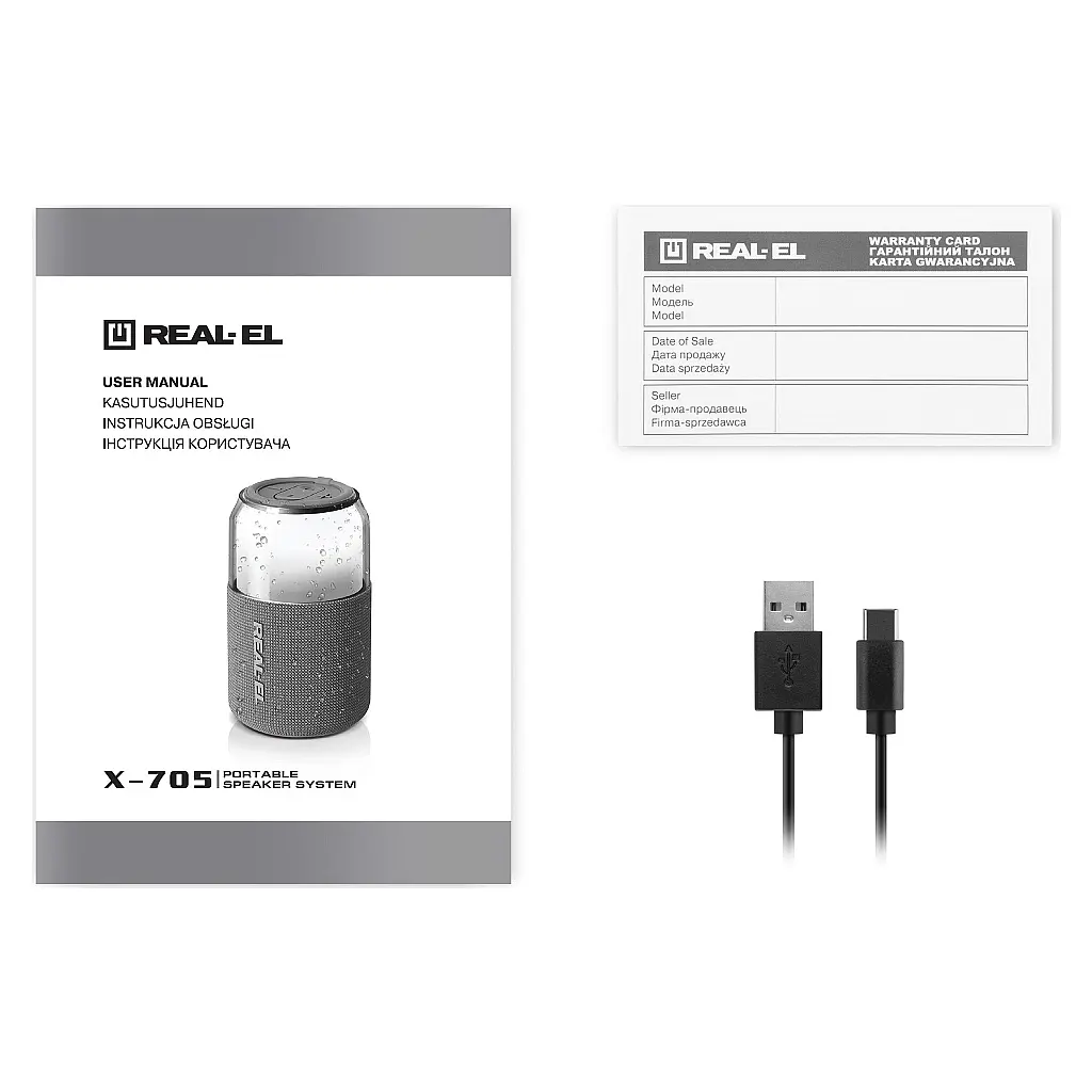 Акустична система REAL-EL X-705 Red (EL121600025) - фото 11