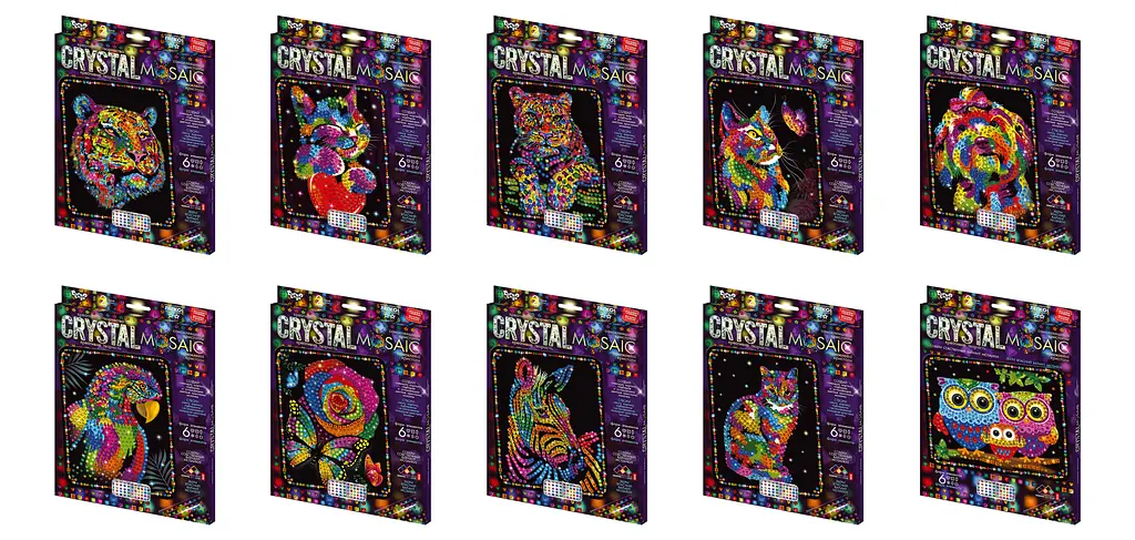 Креативная творчество Crystal Mosaic, Danko Toys - фото 2