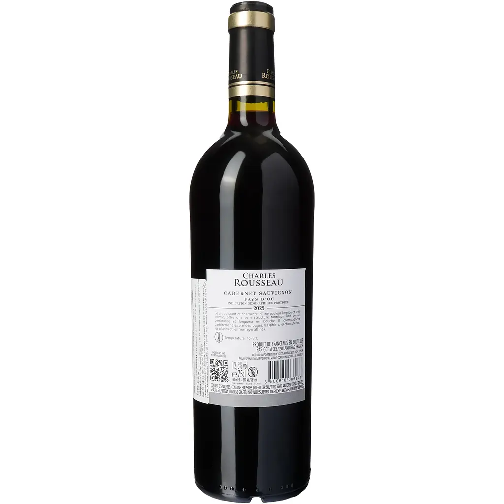 Вино Chateau Rousseau Cabernet Sauvignon червоне сухе 13% 0.75 л - фото 4