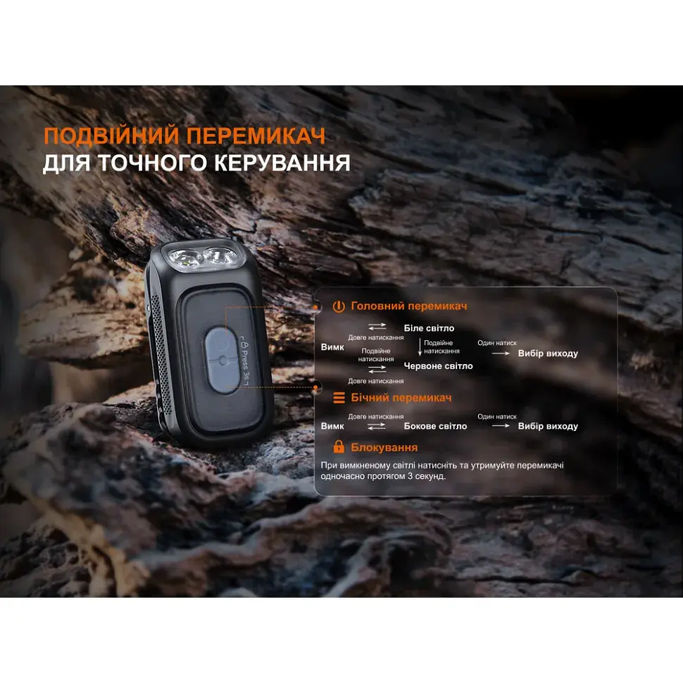 Ліхтар Fenix E04R, білий (E04RW) - фото 9