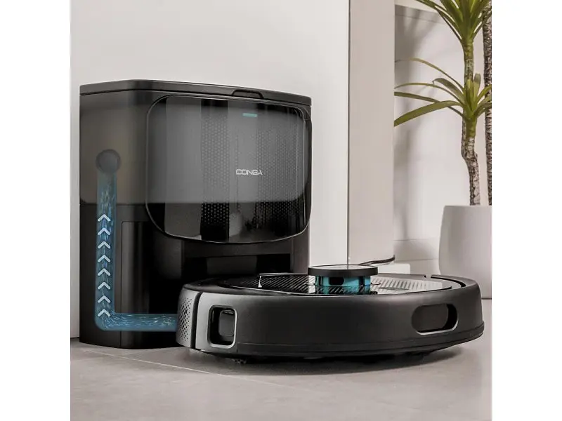 Робот пилосос з вологим прибиранням Cecotec Conga 9590 Spin Revolution Ultra Power Home (A01_EU01_100146) - фото 6