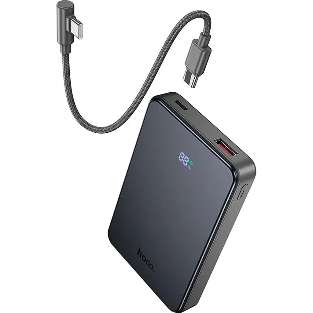 Зовнішній акумулятор Hoco J170 Starlight 10000mAh 22.5W Metal Gray (6942007672696) [174709] - фото 2