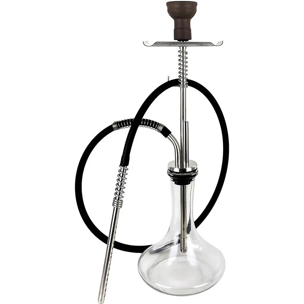 Кальян Trumpet Hookah Silver (колба Craft Clear) - фото 2