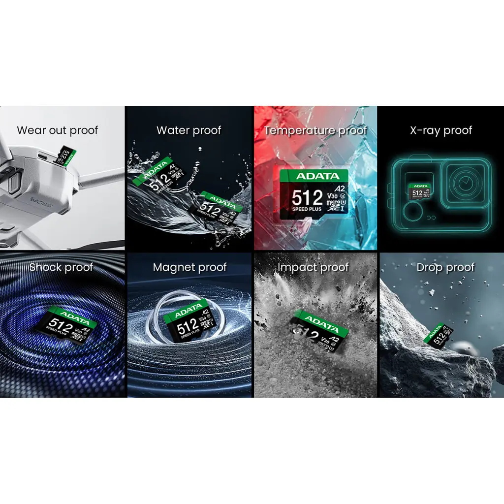 Карта пам'яті ADATA 64GB microSD class 10 UHS-I U3 V30 A2 Speed Plus (UD64GUI3V30A2SP-RA1) - фото 7