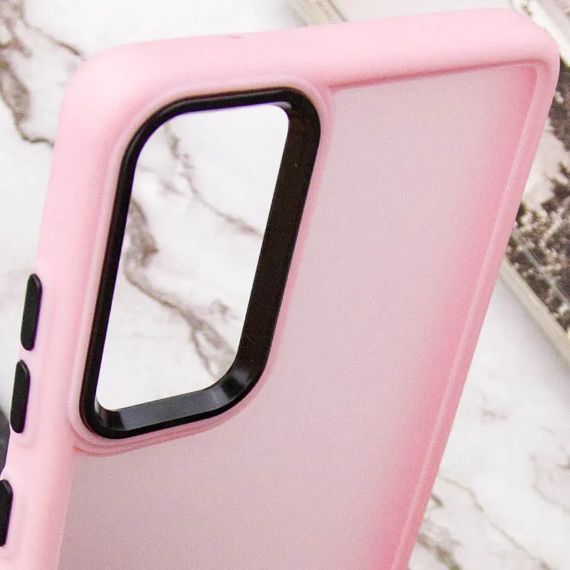Чохол TPU+PC Lyon Frosted для Motorola Moto G22 Pink - фото 5