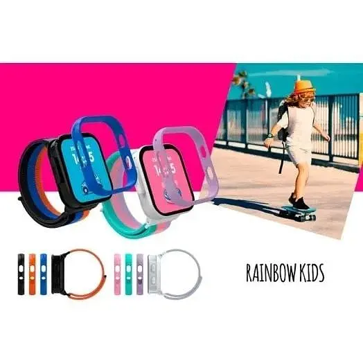 Дитячий смарт-годинник Gelius GP-PK008 (Rainbow) з GPS/4G White - фото 4