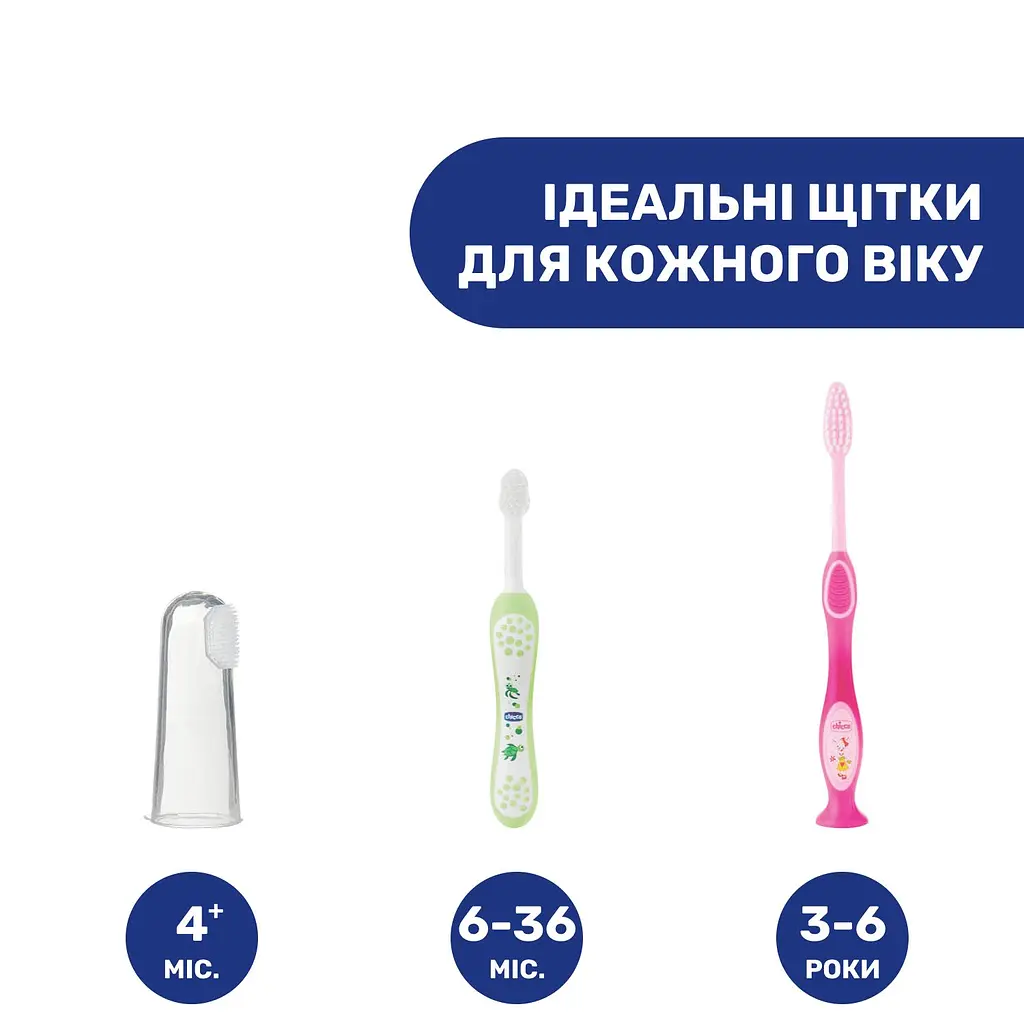 Дитяча зубна щітка Chicco Зайчик для молочних зубів, рожевий, 3-6 років (09079.10.10) - фото 6