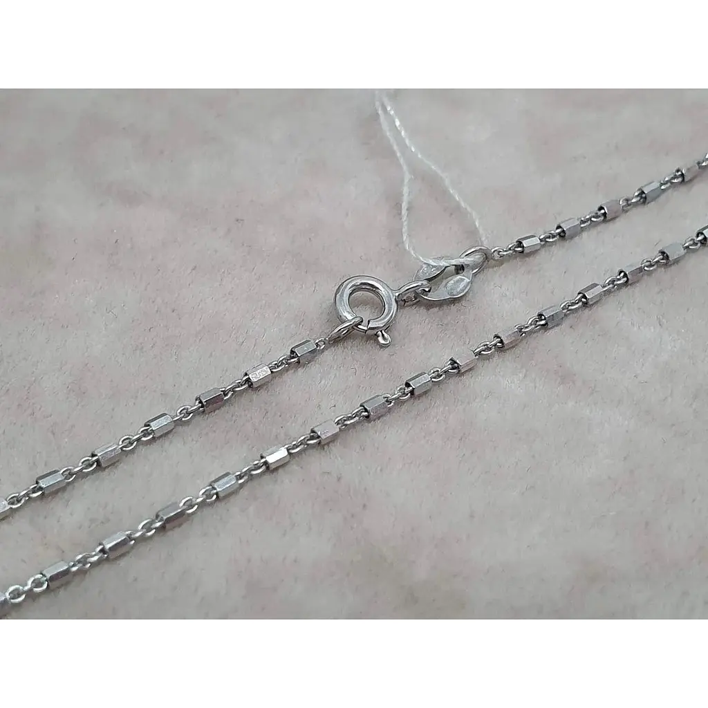 Срібний ланцюжок Silvex 925 (Якірне з вставками). 859Р 1/40 - фото 4