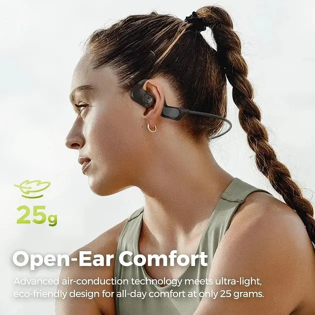 Навушники бездротові SoundPEATS RunFree Lite2 чорні - фото 5