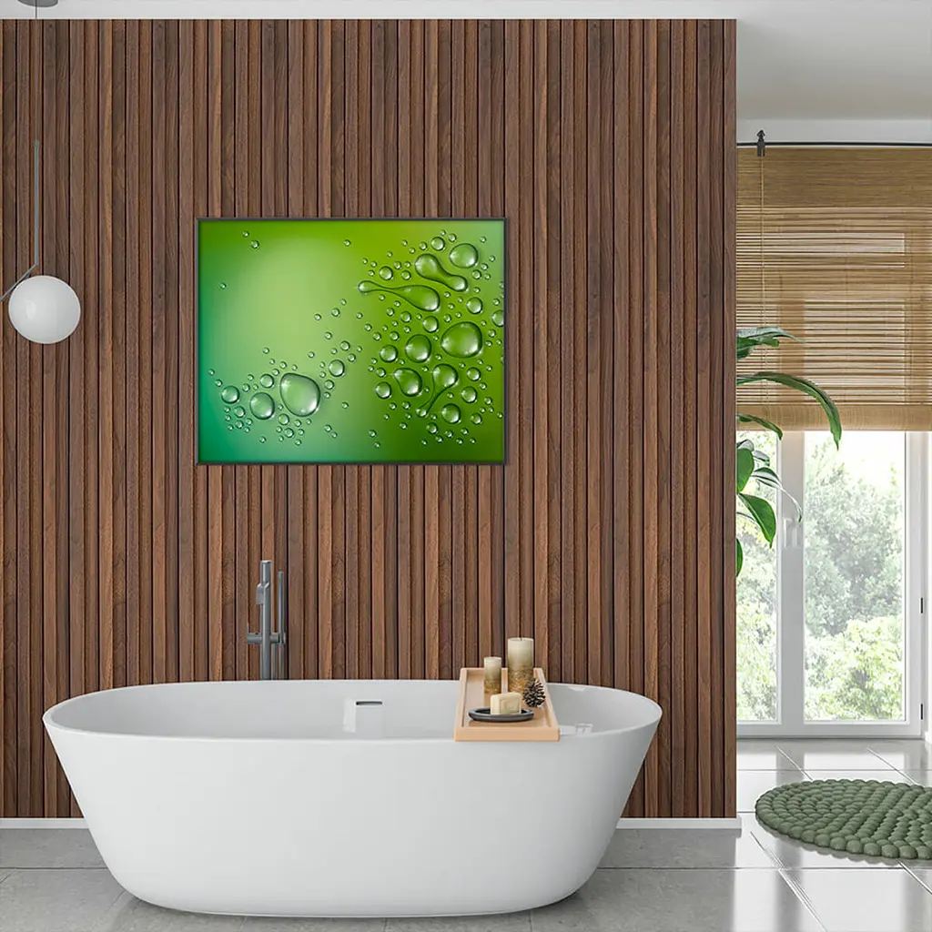 Декоративна стінова рейка Sticker Wall 160x23x3000мм (D) SW-00001536 Коричнева - фото 7