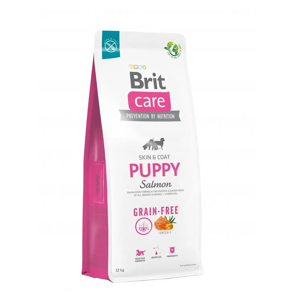 Сухий корм Brit Care Dog Grain-free Puppy для цуценят, беззерновий з лососем 12 кг (арт.172195/558803)