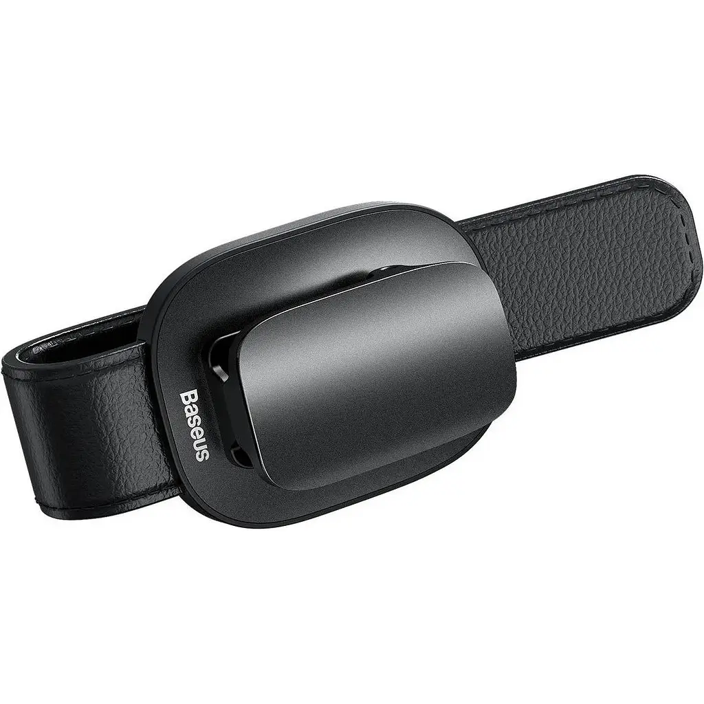 Автотримач для окулярів Baseus Platinum Vehicle Eyewear Clip Clamping Type black (ACYJN-B01) - фото 3