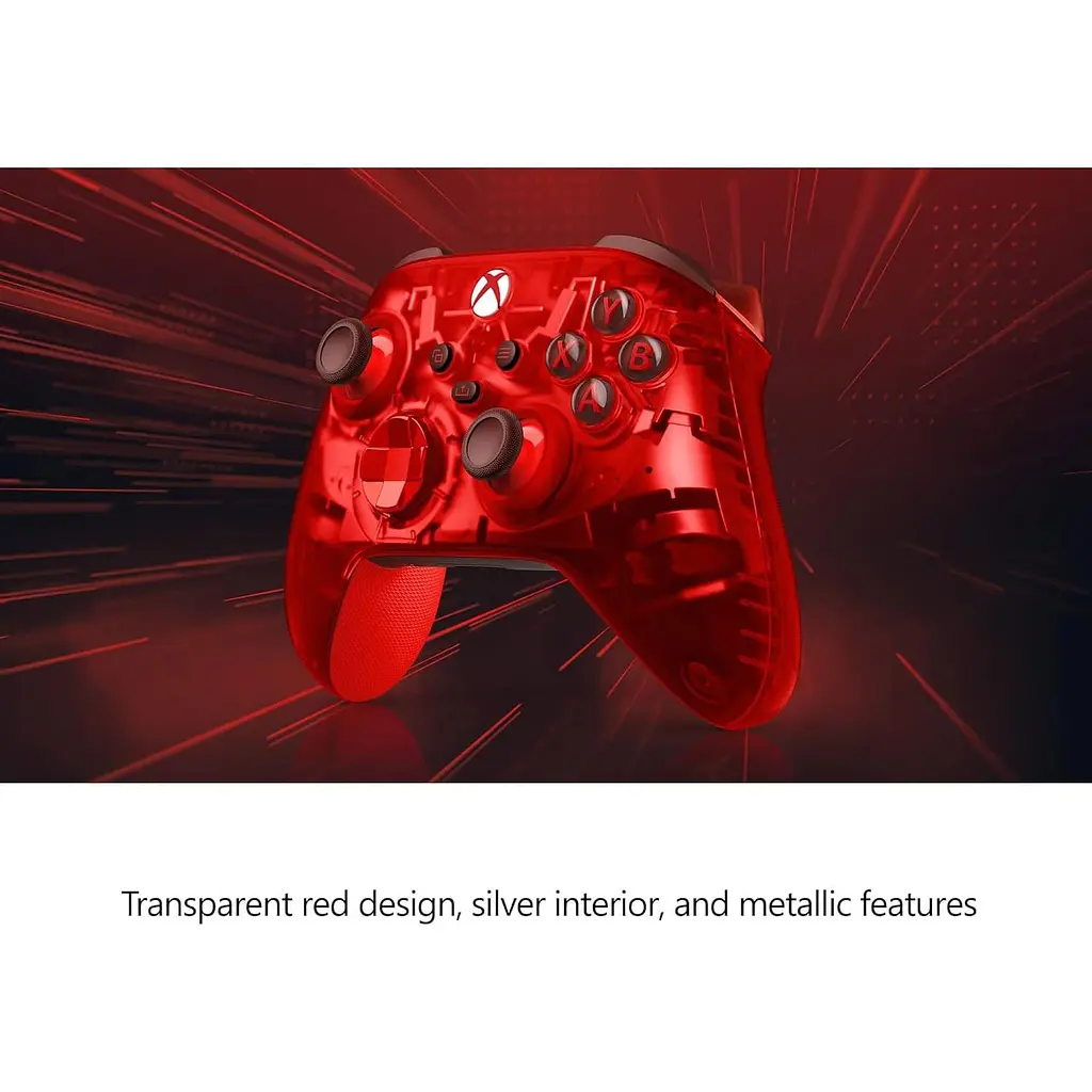Геймпад Microsoft Xbox Wireless Controller Pulse Cipher Red (QAU-00165) - фото 7