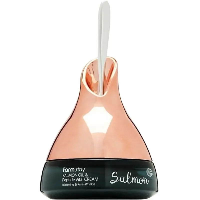 Крем для лица FarmStay Salmon Oil & Peptide Vital Cream 50 г - фото 2