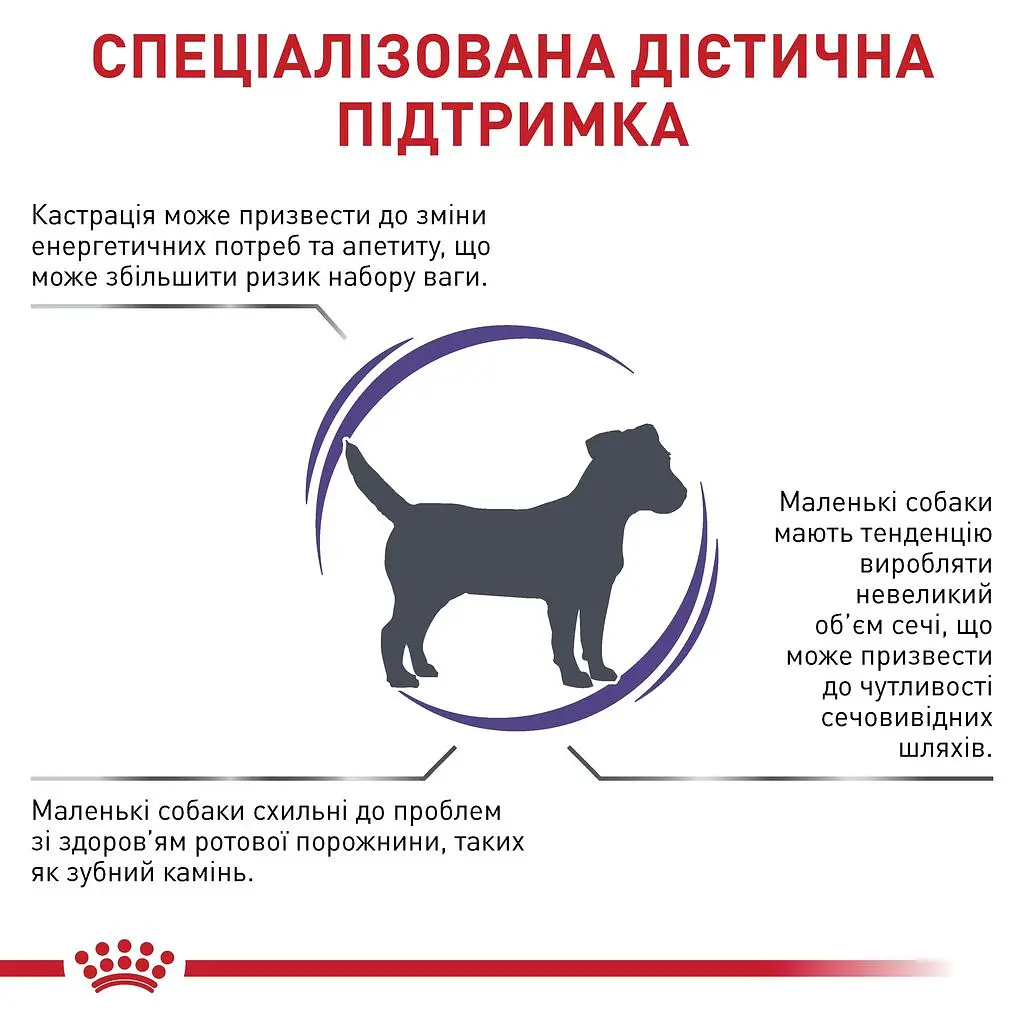 Сухий корм для для стерилізованих собак малих порід Royal Canin Neutered Adult Small Dogs 1.5 кг - фото 2