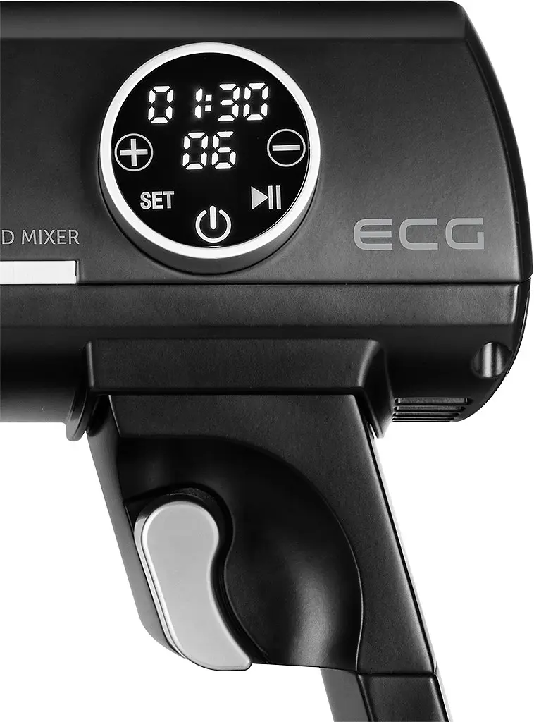 Кухонний комбайн - тістоміс 3в1 ECG FORZA 6600 Metallo Nero - фото 9