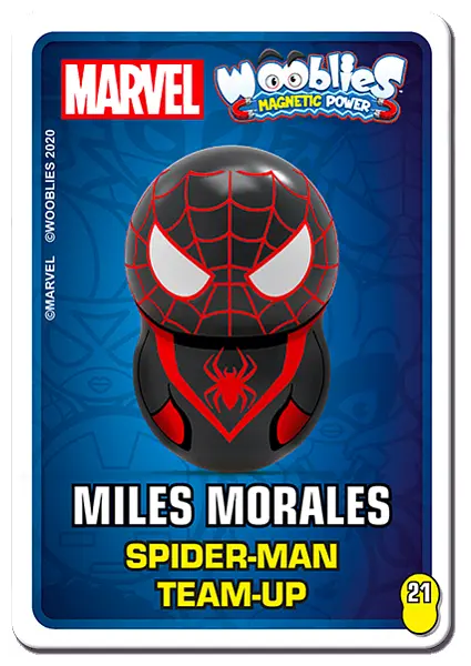 Ігровий набір Marvel Wooblies Магнітні фігурки з лончером у блістері, 3 шт. (WBM011) - фото 5