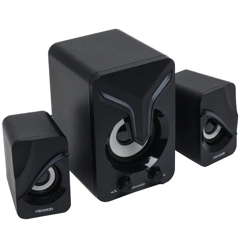 Акустична система 2.1 MICROLAB U-270 11W, USB, LED, чорна (U-270) - фото 3