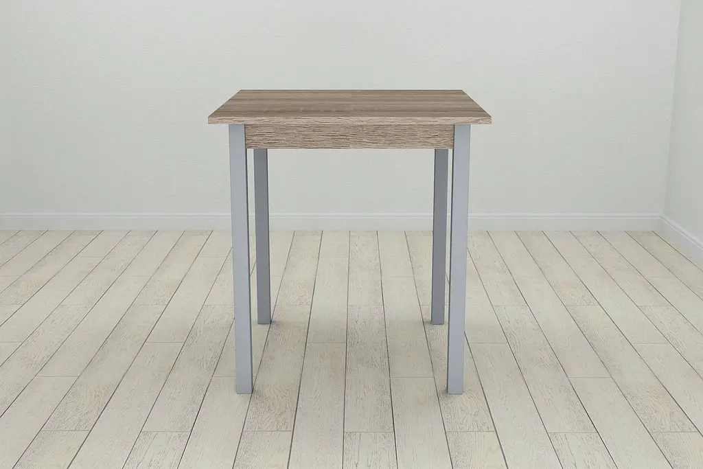 Стіл кухонний Ferrum-decor Дієго 75x70x70 Сірий ДСП Сонома Трюфель 16мм (FRD-106298) - фото 2