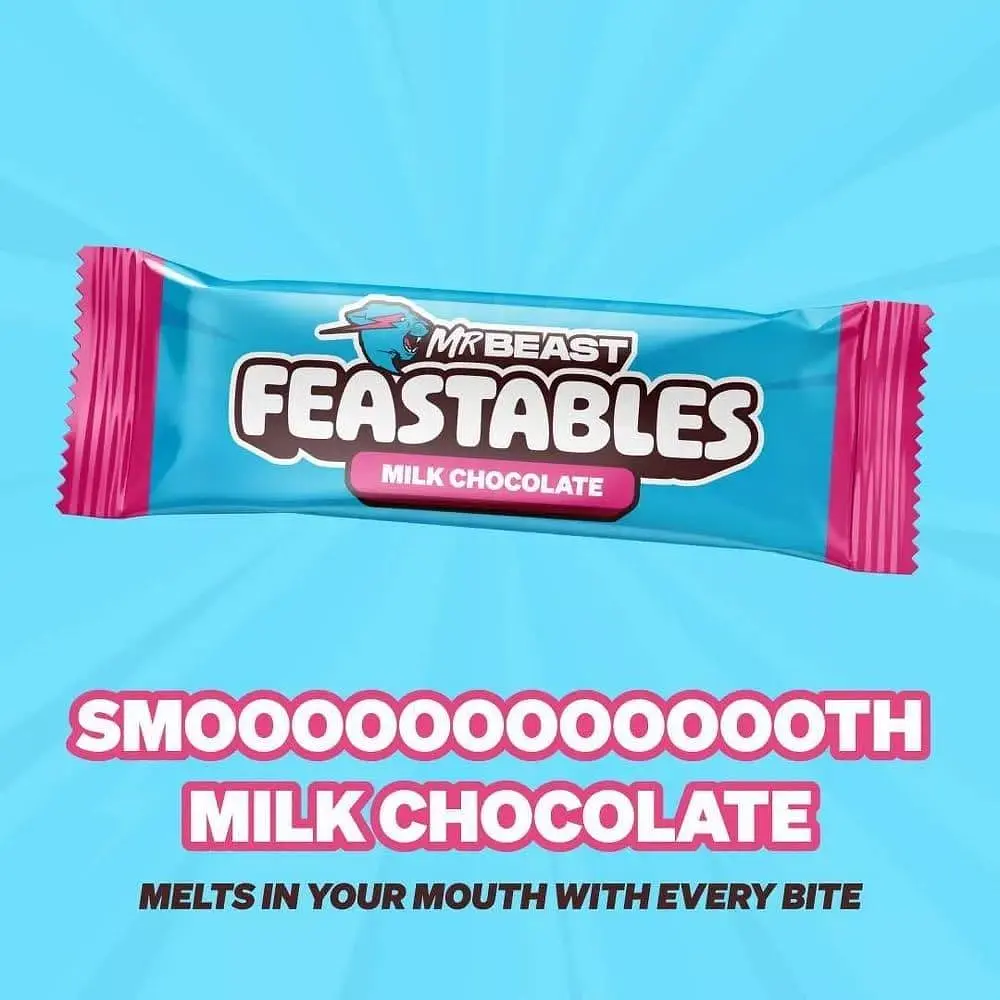 Набір шоколадних батончиків MrBeast Feastables Chocolate Candy Assortment 366 г - фото 4