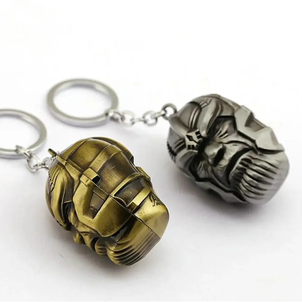 Брелок Infinity 3D Avengers: Infinity War Thanos Танос 3D голова silver.449 - фото 4