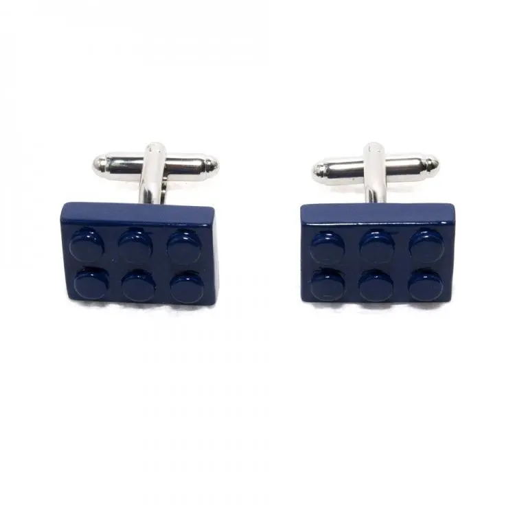 Запонки Конструктор Сині Handmade acs0005851 - фото 2