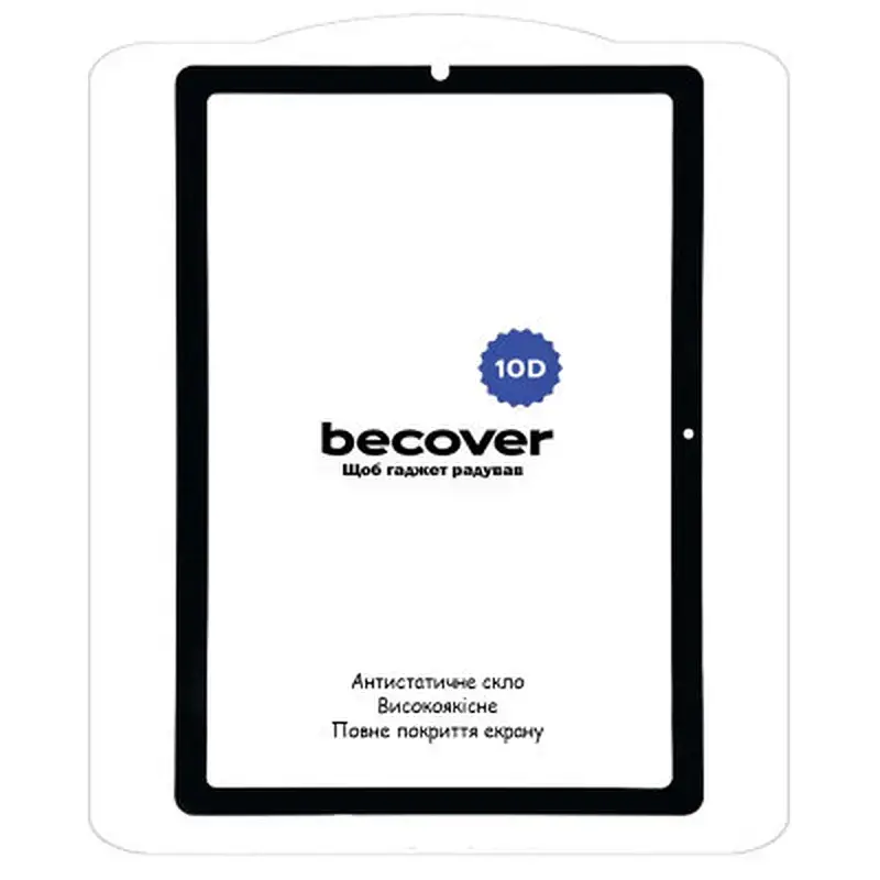 Скло захисне BeCover 10D Samsung Galaxy Tab S6 Lite (2024) 10.4" P620/P625/P627 Black (710802) - фото 2