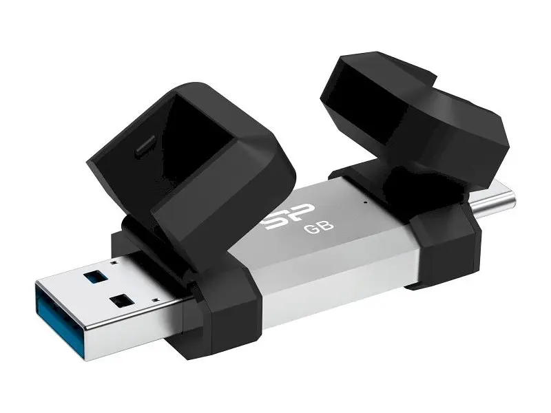 Флешка Silicon Power 64 GB Mobile C51 Silver (SP064GBUC3C51V1S) - фото 3