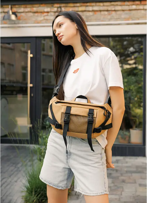 Женская большая поясная сумка бананка Sambag 38х21 см sum0027228 - фото 2
