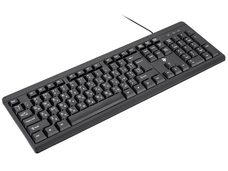 Клавіатура 2E KS108 USB Black (2e-KS108UB) - фото 4