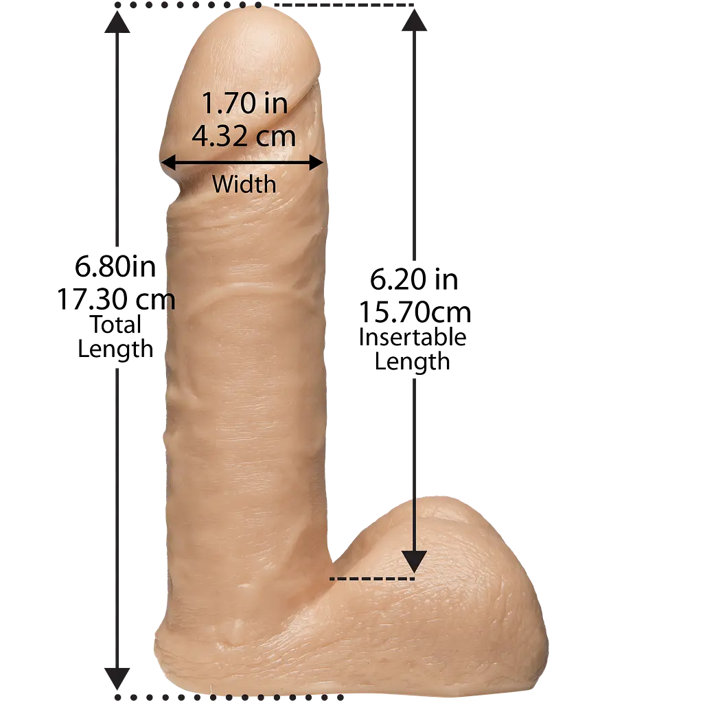 Фалоімітатор Doc Johnson Vac-U-Lock 6 Inch ULTRASKYN - фото 3