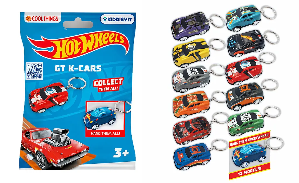Игровая фигурка-сюрприз с кольцом COOL THINGS серии Hot Wheels – GT K МАШИНКА - фото 2