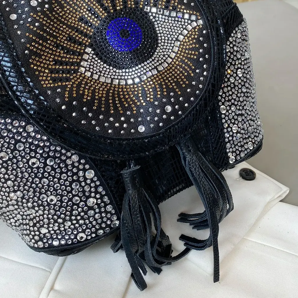 Сумка жіноча Italian Bags Eye 22х23 см Чорний (id_1467) - фото 3