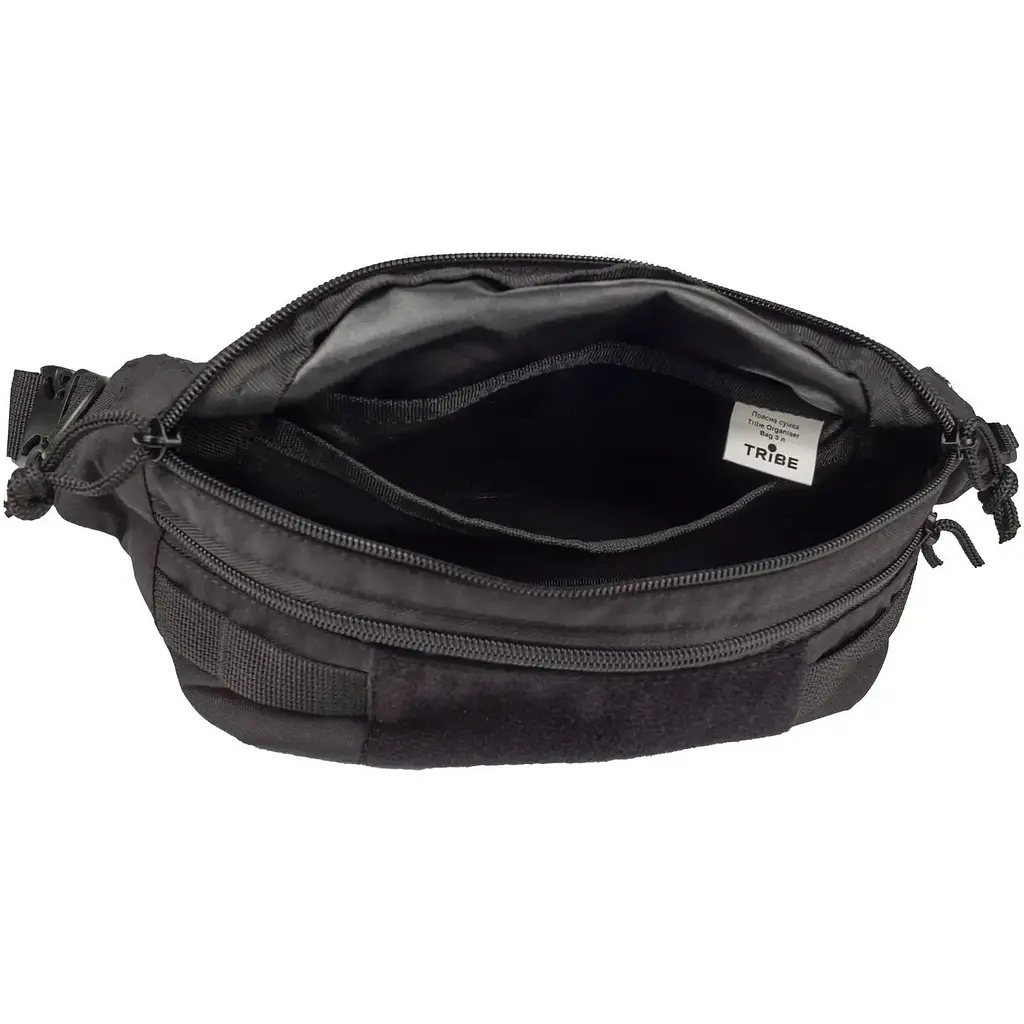 Поясна сумка Tribe Organiser Bag Velcro 3 L T-ID-0004 (1042-T-ID-0004-black) - фото 3