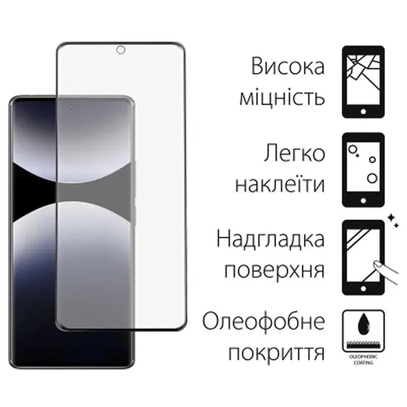 Чохол до мобільного телефона Dengos Kit Xiaomi Redmi Note 14 case Soft + glass (Mint) (DG-KM-131) - фото 3
