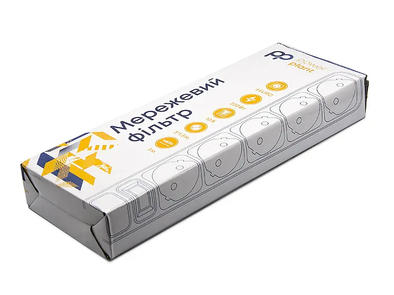 Мережевий фільтр PowerPlant JY-1056/3 5 розеток (PPSA10M30S5B) білий - фото 3