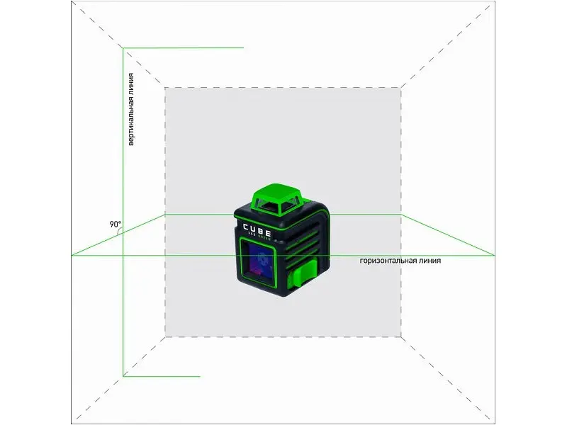 Лазерний рівень ADA Cube 360 Green Ultimate Edition (A00470) - фото 5